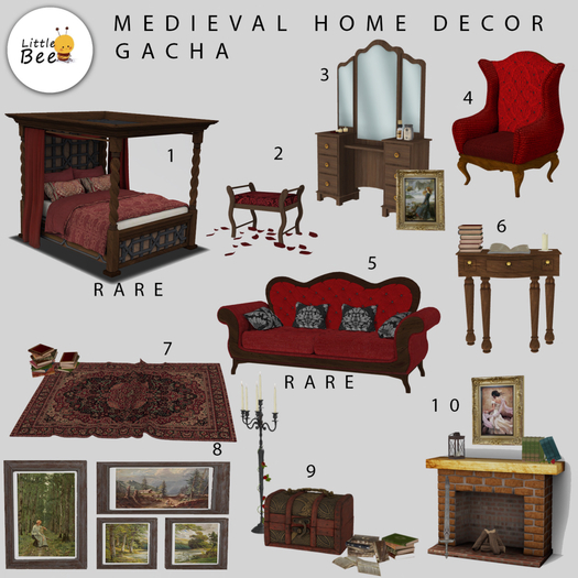 Little Bee Medieval Home Decor gacha 6