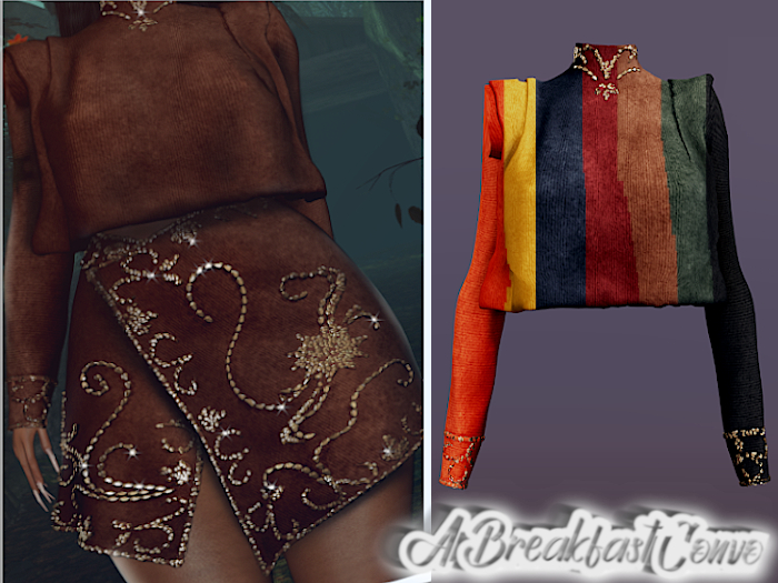 {ABC} Alia Suede Studded Top FATPACK