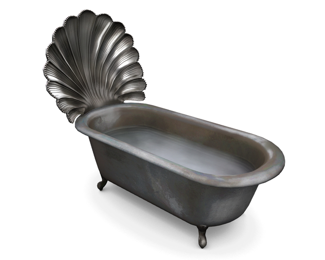 2) {anc} bathtime / bathtub (sea) 7Li RARE