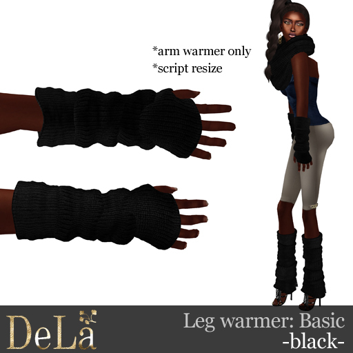 =DeLa*= Armwarmer "Basic" Black