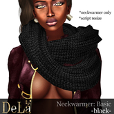 =DeLa*= Neckwarmer "Basic" Black