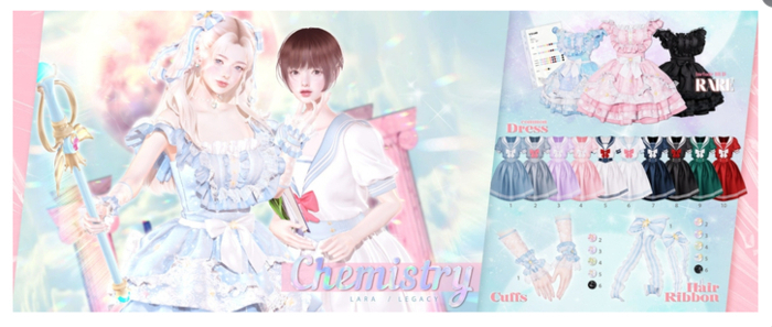 [V.C.LAB] Chemistry GACHA. cuffs 03 (maitreya) (box)