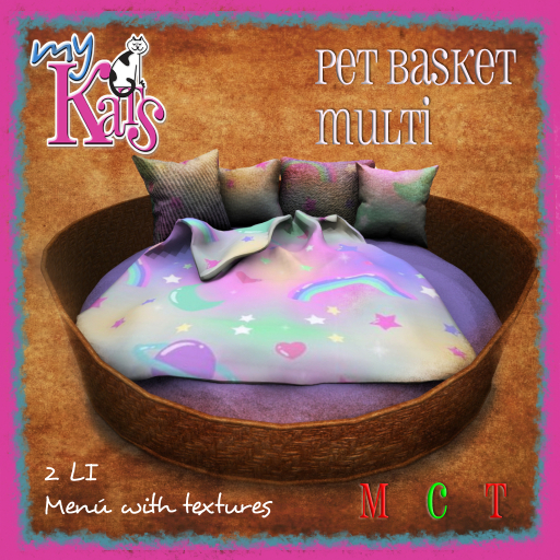 My Kats Pet Basket  multi MP