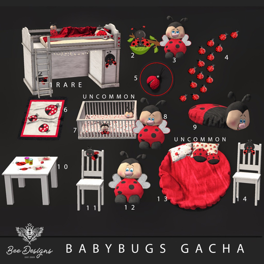 Bee Designs Babybugs FULL SET WITH RARE