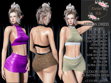 {AE} ALYSON TOP & SKIRT Maitreya Petite Legacy Perky Kupra