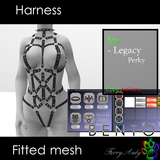 Furry Andy - Harness for Legacy Perky