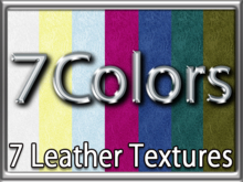 Zoy Texture [ Leather Wrinkle 02 ] Seamless - 7 Colors