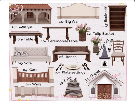 {YD} Spring Wedding - Walls
