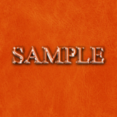 Zoy Texture [ Leather Wrinkle 03 ] Seamless - Orange