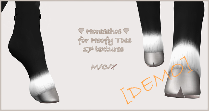 [ND] Horseshoe for Hoofy Toes (Female) [DEMO]
