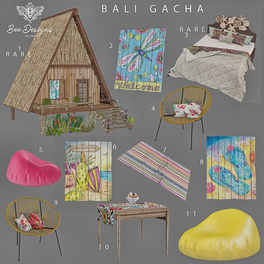 Bee Designs Bali Gacha 1 RARE