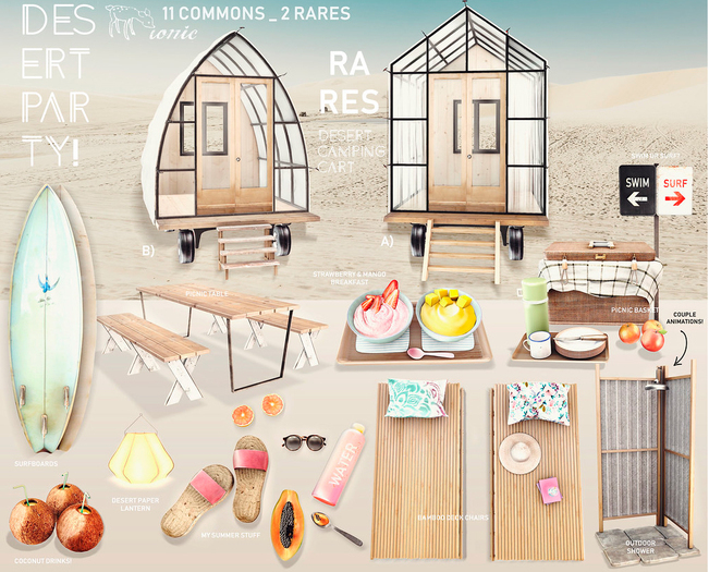 ionic : Bamboo deck chair (with stuff)