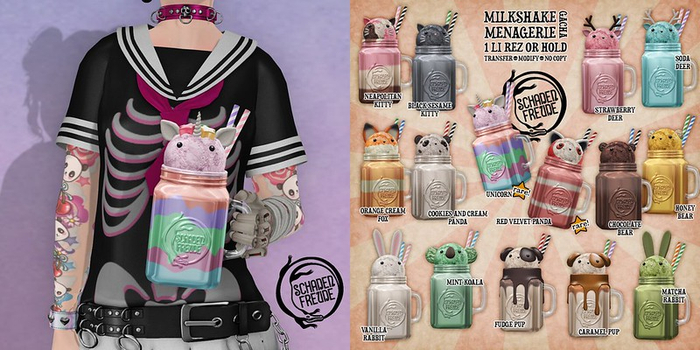 Schadenfreude Honey Bear Milkshake Menagerie