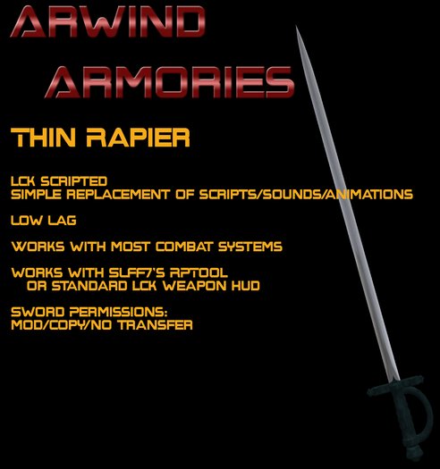 .:Arwind Armories:. Rapier