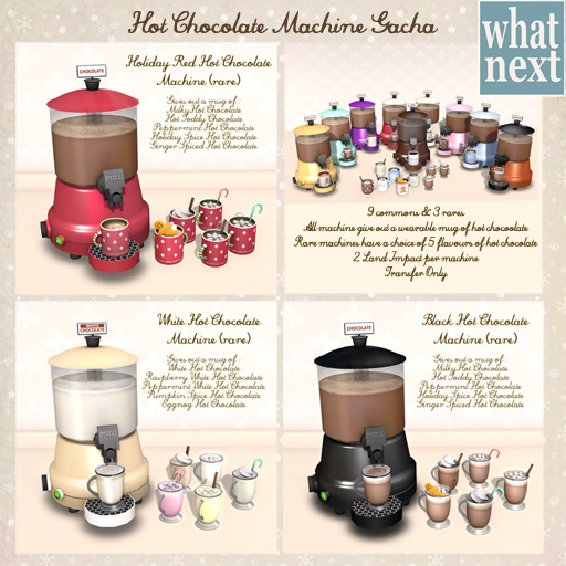 {what next} Purple Hot Chocolate Machine (boxed)