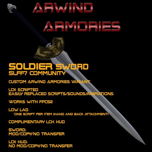 .:Arwind Armories:. SOLDIER Sword