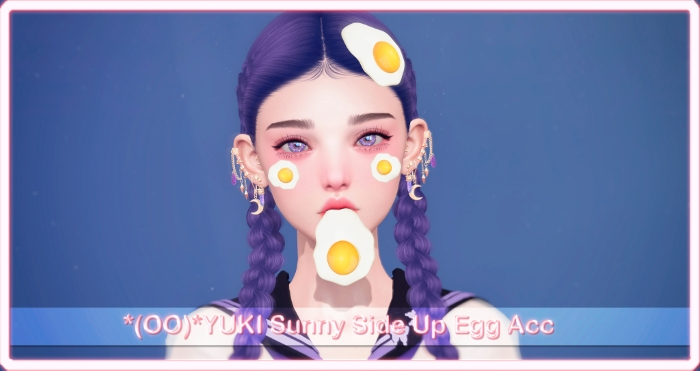 *(OO)*YUKI Sunny Side Up Egg Acc