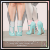 [HC] Veda Mint Kitty Heels for INITHIUM, Legacy, Slink, Belleza, Maitreya, eBody, Signature & Tonic