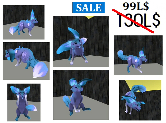 {NB} Spirit Fennec Texture Applier (ADD+Touch) Blue fire MOD