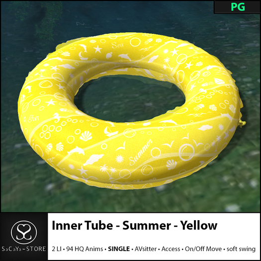 SaCaYa - Inner Tube - Summer - Yellow (PG)