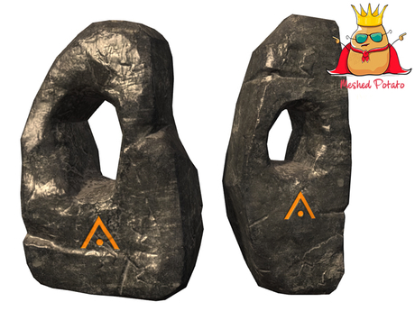 Second Life Marketplace - Meshed Potato - Big Rune Stones - Full Perm Mesh