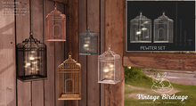 +Half-Deer+ Vintage Birdcage Set [Pewter]