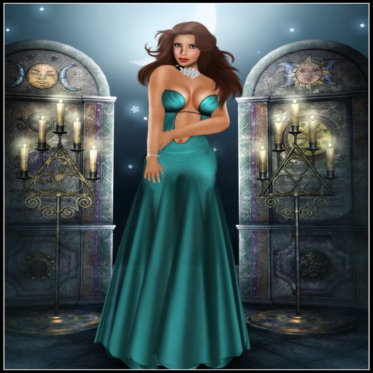 Sinful TUrquoise Formal Dress by Rock Me Amadeus