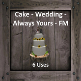 DFS Cake - Wedding - Always Yours -  FM (Texture Only)