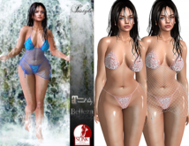 InStyl-Fishnet dress & bikini-v3/2 (Maitreya, Slink ,Belleza)