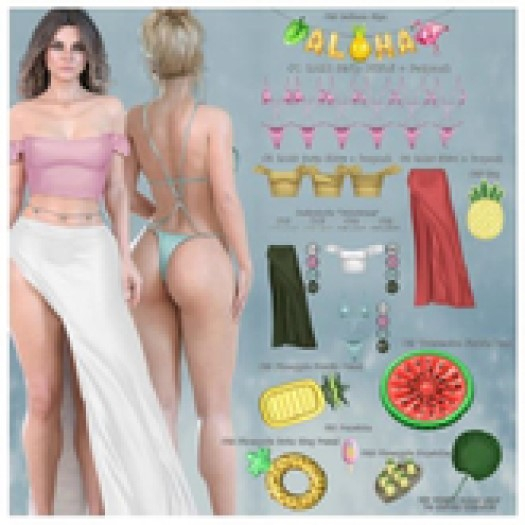 #1 Vanilla Bae - Aloha - Bikini - M - RARE