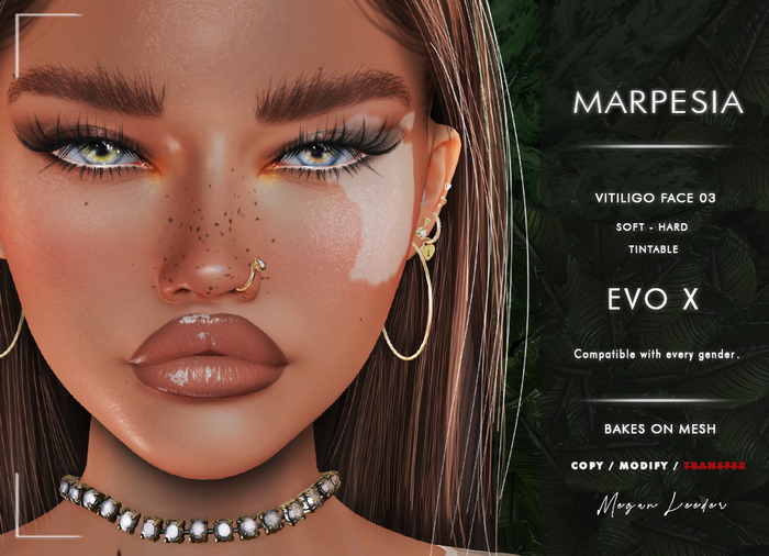 MARPESIA EVO X Vitiligo Face 03 UNISEX - TINTABLE