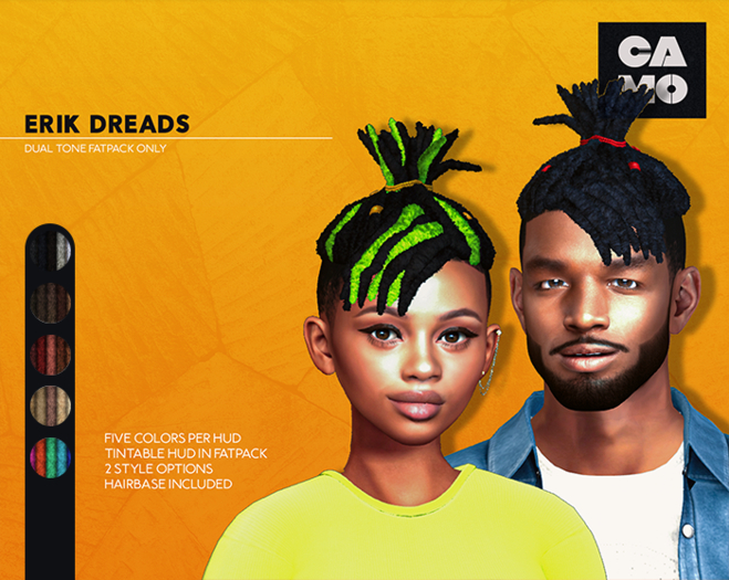 CAMO - Erik Dreads - FATPACK