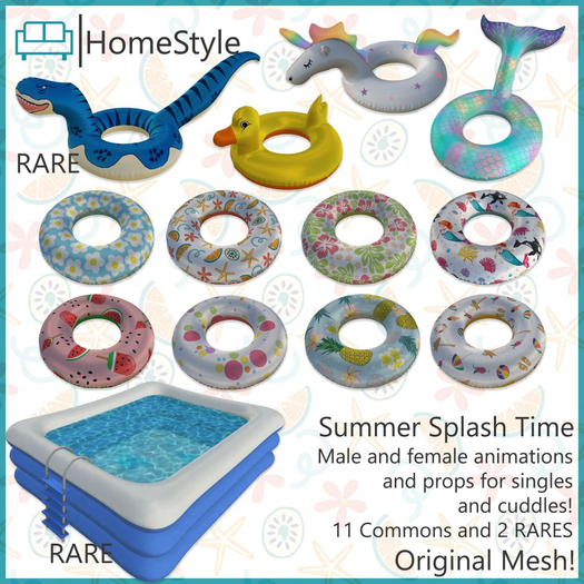 {HS} Pool Ring Summer Fruits