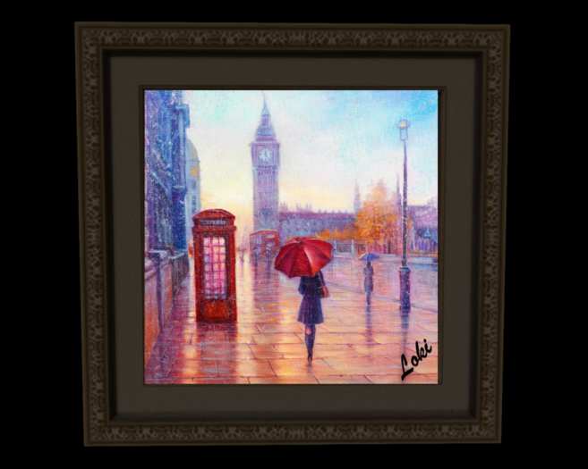 London Rain Art