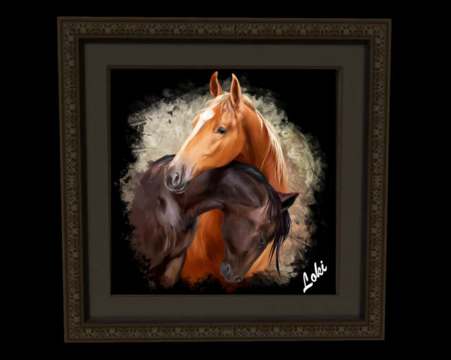 Horses In Love Art