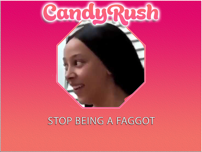 {CR} stop being a f@ggot