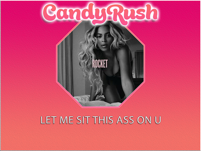 {CR} let me sit this a$$ dance