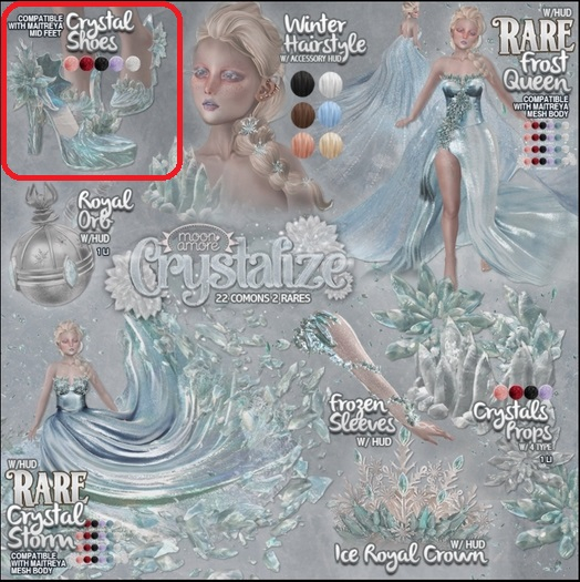 :Moon Amore: Crystallize / Crystal Shoes / ROSE gacha