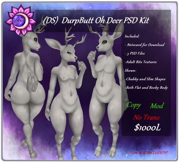 (DS) DurpButt Oh Deer PSD Kit