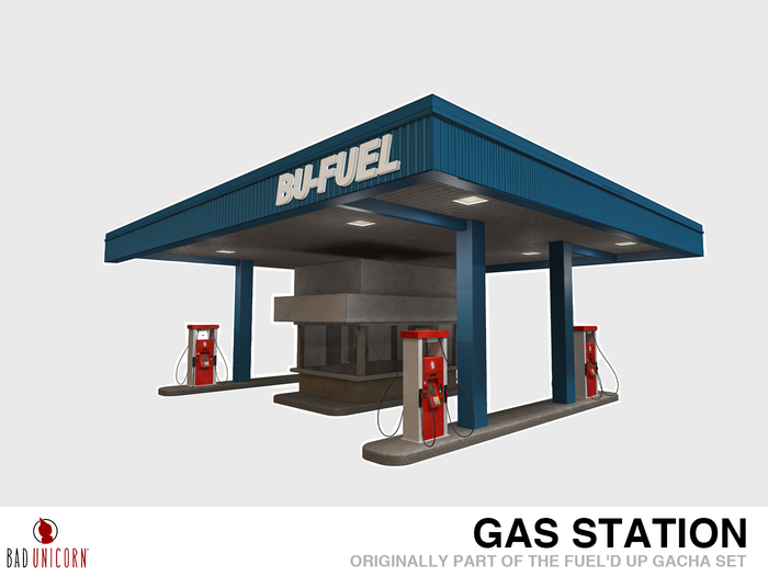 Gas Station - RARE (Previously - Fuel'd Up Gacha Set)