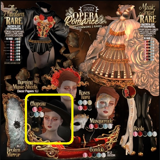 :Moon Amore: Opera Romance /  Chapeau - Rouge Gacha