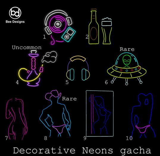 Bee Designs Decorative Neons gacha 11