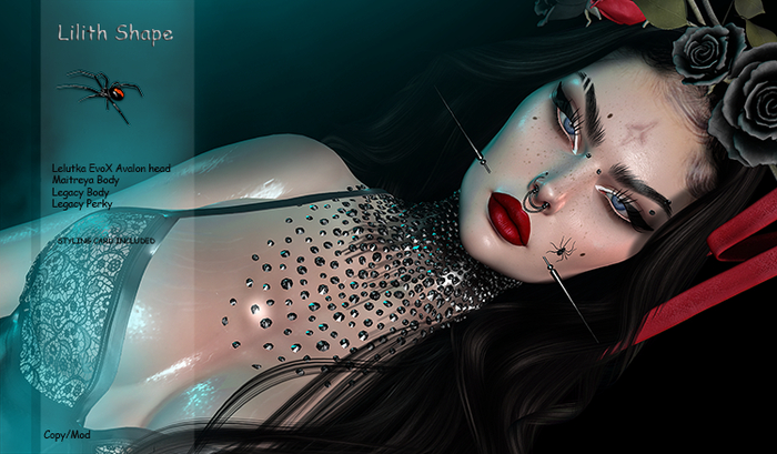+ARANA+ Lilith Shape-  AVALON Lelutka EvoX