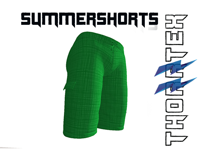 Thorrtex Shorts Green Raster Plaid