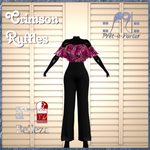 ::AU:: Pret  CHERRY RUFFLES DEMO 