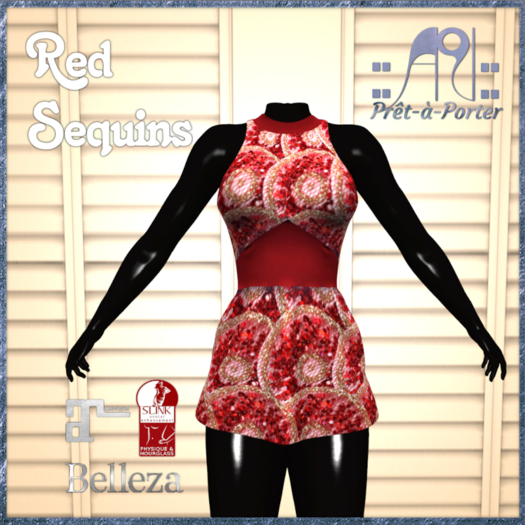 ::AU:: Pret Red Sequins 