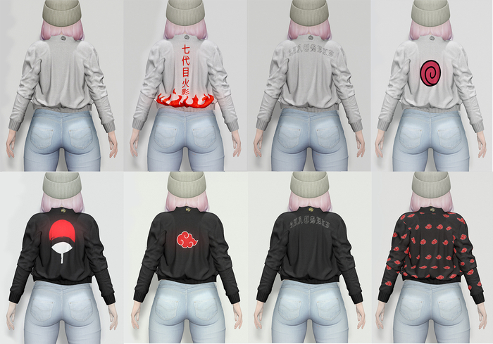Anime pack clothes by inodoro
