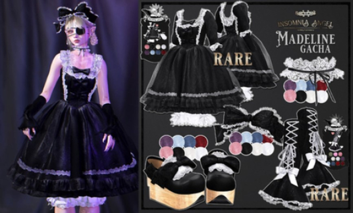 Insomnia Angel . Madeline gacha - choker [cream]
