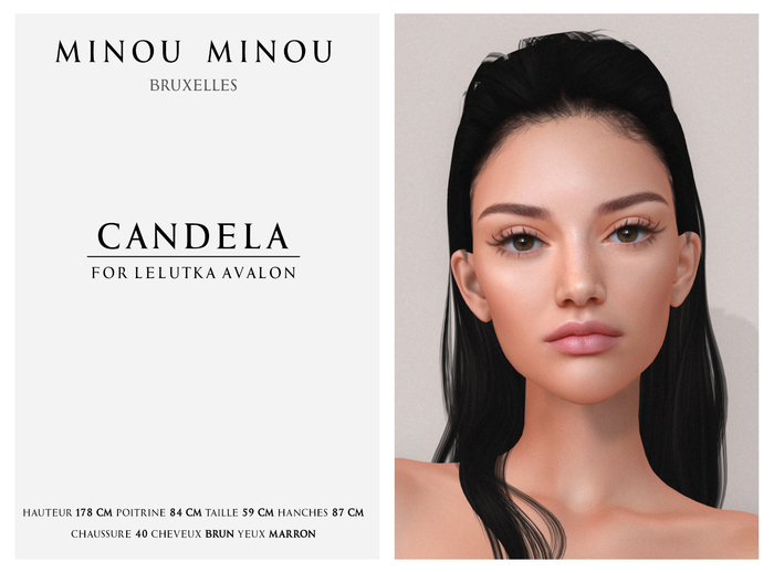 .minou minou. Candela shape for Lelutka Avalon