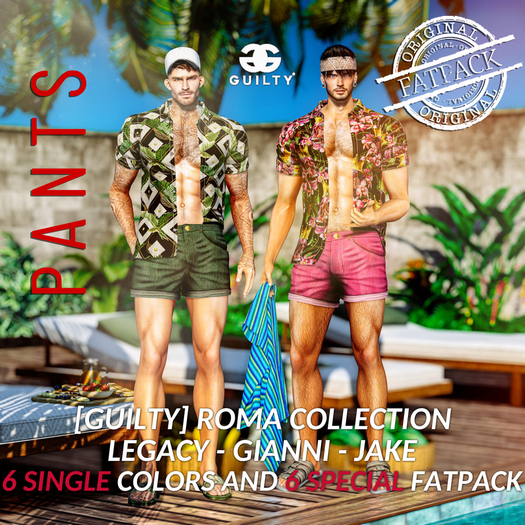 GUILTY 060 Roma Pants FATPACK